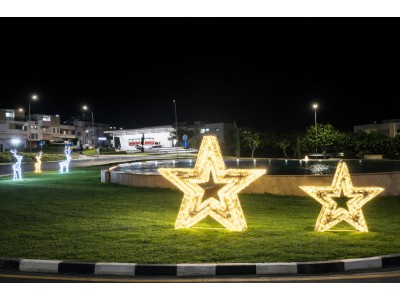 Christmas Decoration – Anavargos Roundabout, Paphos