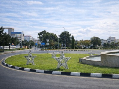 Christmas Decoration – Anavargos Roundabout, Paphos