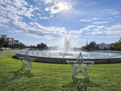 Christmas Decoration – Anavargos Roundabout, Paphos