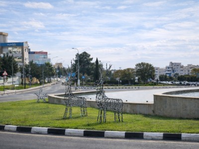 Christmas Decoration – Anavargos Roundabout, Paphos