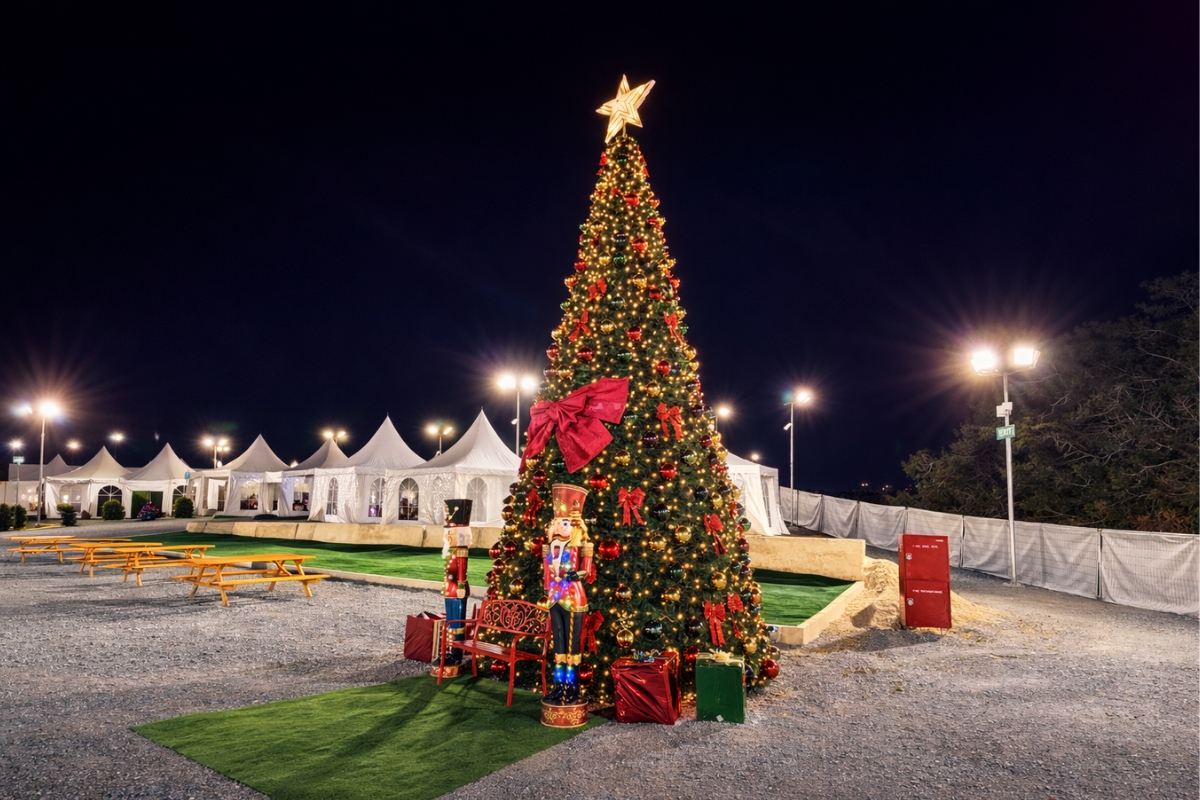 Christmas Tree Decoration at Moni Limassol