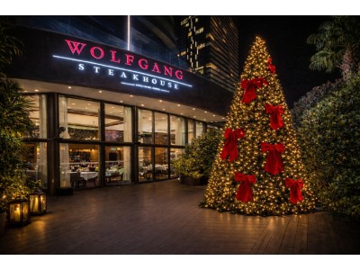 Christmas Tree Decoration at Wolfgang’s Steakhouse, Limassol
