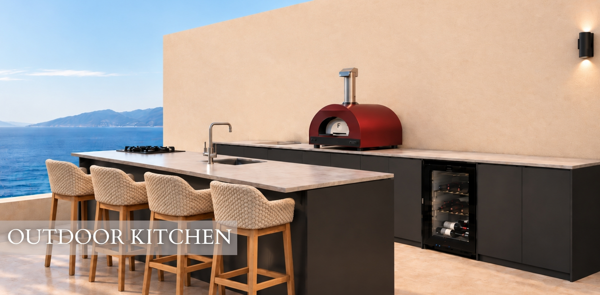 outdoor kitchen