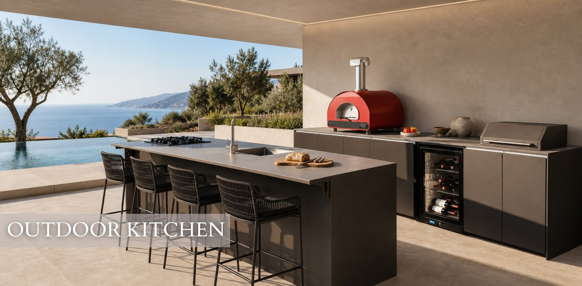 outdoor kitchen