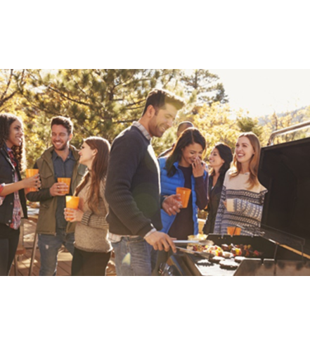 Barbecue in Autumn. Outdoor grills for your autumn dinners with friends!