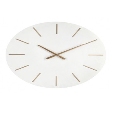 Wall Clock - Timeline - White - D60cm