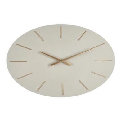 Wall Clock - Timeline - Taupe - D60cm