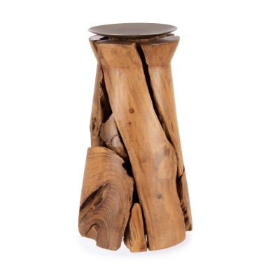 Candle Holder Arwood - Natural Color H37cm