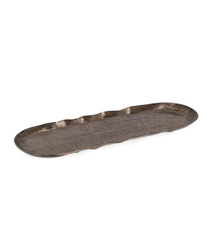 Διακοσμητικός Δίσκος - Clamp - Ανθρακί - 40X13,5cm Διακοσμητικός Δίσκος - Clamp - Ανθρακί - 40X13,5cm