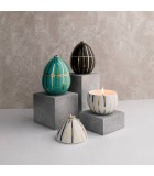 Scented Candle - Bois de Roussie - White/Gold - 200gr