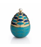 Scented Candle - Bois de Roussie Scales - Turquoise - 200gr