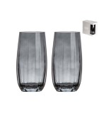Glass for Water Set Grey 500ml (2pcs)