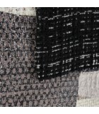 Fabric Painting with Frame - Tim - Black/White - 82,6X122,6cm