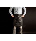 Half apron Black 60x50cm