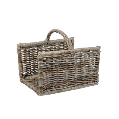 Decorative  Basket - Brown/Grey - D40xW54xH32cm