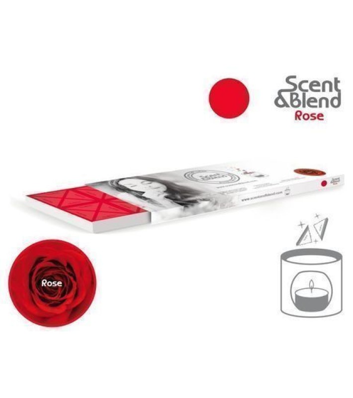 Αρωματικοί κύβοι κεριού Scent&Blend Τριαντάφυλλο  XL Αρωματικοί κύβοι κεριού Scent&Blend Τριαντάφυλλο  XL