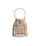 Outdoor Solar Lantern - Brown - o19x20cm Outdoor Solar Lantern - Brown - o19x20cm