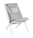 Outdoor Lounge Chair - Aloha - white Armchairs and Lounge armchairs
