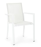 Dining Αrmchair - Konnor - White Chairs