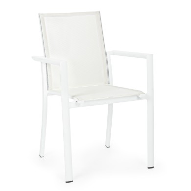 Dining Αrmchair - Konnor - White Chairs Dining Αrmchair - Konnor - White Chairs