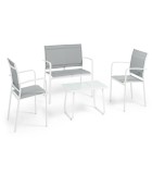 Outdoor Sofa Set - Arent - White Sofa set