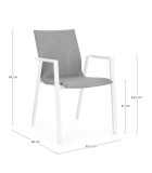 Outdoor Armchair - Odeon - White Chairs Outdoor Armchair - Odeon - White Chairs