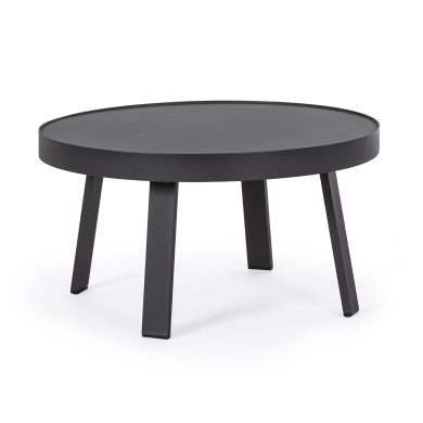 Outdoor Coffee Table - Spyro Sierra - Black - D71xH38cm