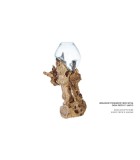 Vase with Natural Wood H48cm