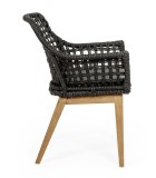 Outdoor Armchair- Madison - Black Chairs Outdoor Armchair- Madison - Black Chairs