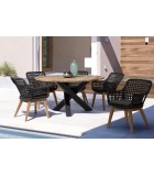 Outdoor Armchair- Madison - Black Chairs Outdoor Armchair- Madison - Black Chairs