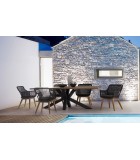 Outdoor Armchair- Madison - Black Chairs Outdoor Armchair- Madison - Black Chairs