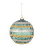 Ornament Ball Cleo Glass - Green D15cm