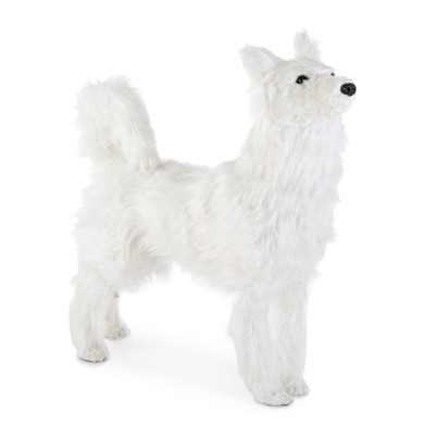 Decorative Dog - Siberian - with movement - H94cm Large Christmas Decorations Decorative Dog - Siberian - with movement - H94cm Large Christmas Decorations