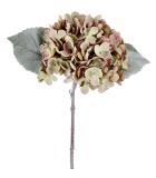 Decorative Flower Hydrangea - Sissy - Green - H33cm