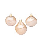 Ornament Glass Ball - Organic - Champagne - D80cm (3 designs)