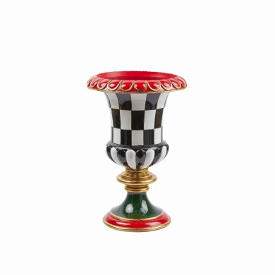 Decorative Vase - Chess - Black/White - 27xH41cm