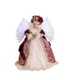 Decorative Angel with move - Polyester Pink 23x65x49,5cm