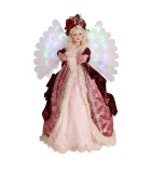 Decorative Angel with move - Polyester Pink 55,5x23,5x83cm