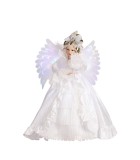Decorative Angel with move - Polyester White 23x65x49,5cm