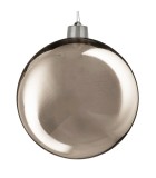Ornament Ball - Unbreakable Plastic Shiny Champagne 30cm