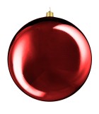 Ornament Ball - Unbreakable Plastic Shiny Dark Red 50cm