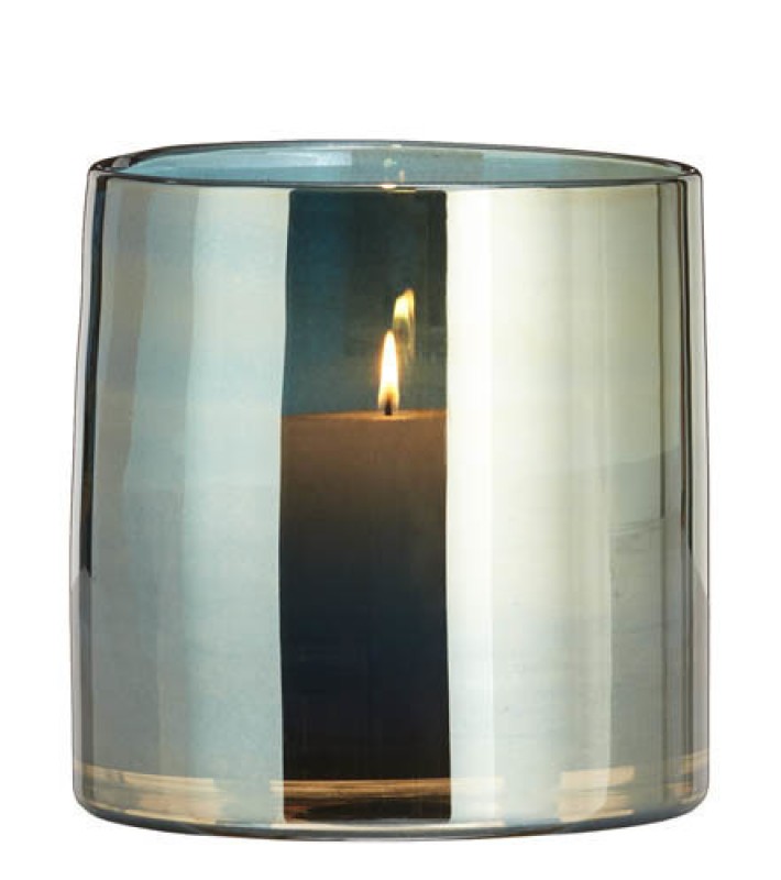 Candle Holder Silia - Blue 20x20cm Candle Holder Silia - Blue 20x20cm
