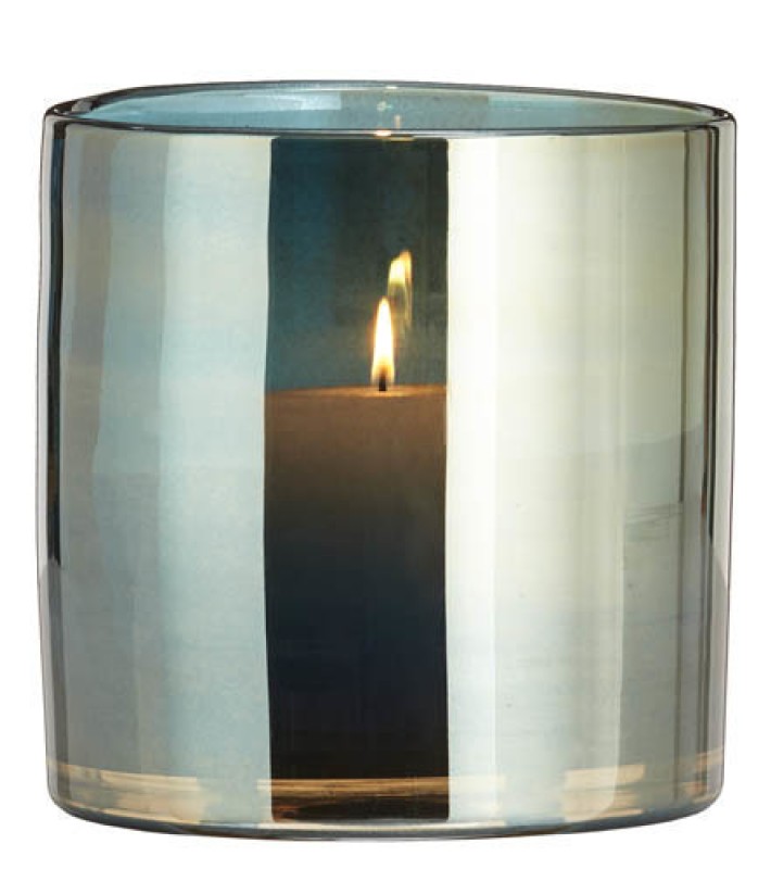 Candle Holder Silia - Blue20x25cm Candle Holder Silia - Blue20x25cm