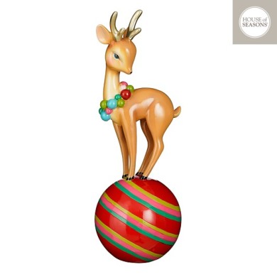 Decorative Reindeer - Brown - 16x15,5xH42cm Decorative Reindeer - Brown - 16x15,5xH42cm