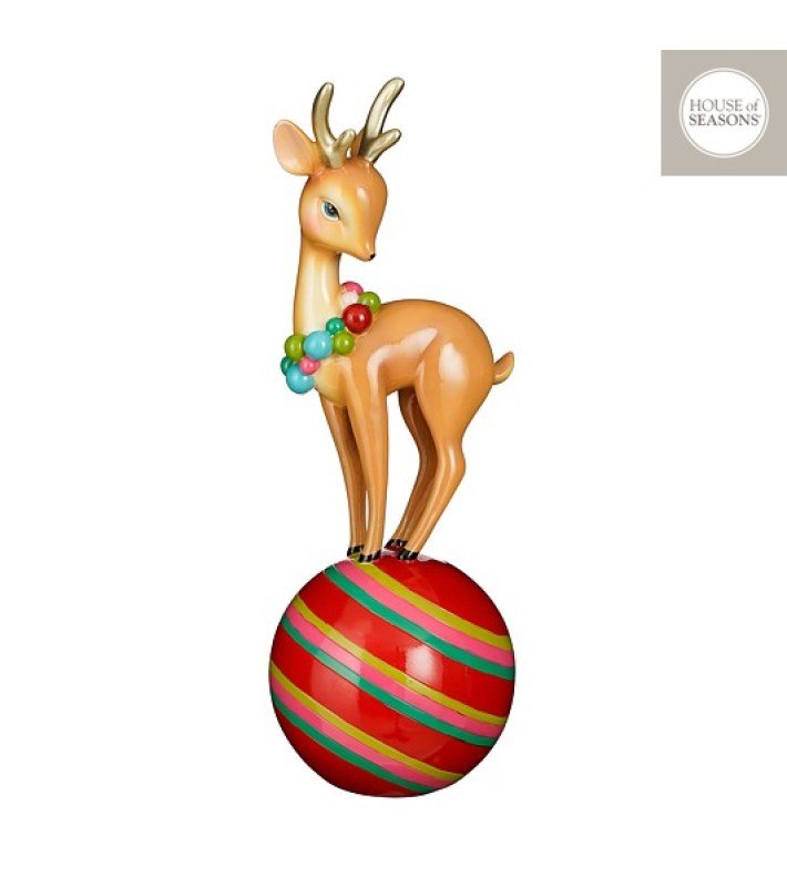 Decorative Reindeer - Brown - 16x15,5xH42cm Decorative Reindeer - Brown - 16x15,5xH42cm
