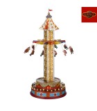 Decorative Circus Game - Movement/Lights - Red/Gold - H55xD29cm Decorative Circus Game - Movement/Lights - Red/Gold - H55xD29cm