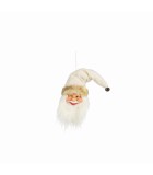 Ornament Santa Claus - White - 15x8xH45cm