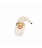 Ornament Santa Claus - White - 20x10xH65cm