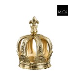 Decorative Crown - Gold - 11,5x11,5xH17,5cm