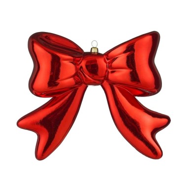 Ornament Bow Unbreakable - Red - 20X6X20Cm